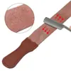 [Cuchillo de honda de espejo] cuero de vaca real cuchillo de balanceo paño de afilar paño de afilar cuero tira de cuero tela de afeitar antigua afilador