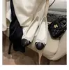 Zapatos planos para mujer estilo piel de oveja súper suaves con bloques de color, zapatos de ballet con lazo suave, mocasines planos para el trabajo