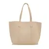 Bolso de Mano Retro de Patchwork de Gran Capacidad para Mujer 2026 Nuevo Estilo Bolso Sencillo de Color Sólido para Hombro Bolso Tote Versátil