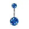 Anillo para Ombligo de Titanio F136 con Dientes Internos, Doble Extremo de Cuatro Puntas, Joyería para Piercing Corporal de Aleación de Titanio G23, Piercing para Ombligo