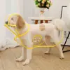 Produtos para Animais de Estimação Transfronteiriços Capa de Chuva para Cachorro Teddy Cachorro Pequeno e Médio Novo Poncho Fashion de Plástico Transparente Capa de Chuva para Pet
