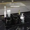Juego de Tazas para Enjuague Bucal Combinación Taza para Lavar Portacepillos de Dientes Cerámica Portacepillos de Dientes Eléctricos Set Hogar Nórdico Lujo Ligero