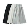 Calça de moletom plissada de cintura baixa com cordão, perna larga, nova moda de outono, versátil, solta, modeladora, casual, perna reta, longa, para mulheres