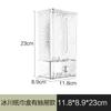 Lavabo de baño lavabo caja de jabón inodoro almacenamiento de cosméticos estante de pared panel de pared sin agujeros perforados