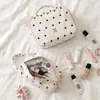 Nueva Bolsa de Almacenamiento de Viaje de Lunares Bolsa para Clasificar Ropa Gran Capacidad Portátil Bolsa de Almacenamiento para Ropa Interior Calcetines Paquete Completo para el Hogar