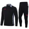 2406 Traje de Treino Meio-fechamento Placa Leve Traje Adulto Placa Leve Traje de Futebol Traje de Treino de Futebol Estampa Traje de Competição Esportiva