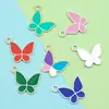 Acessórios diy joias desenho animado coreano borboleta liga de óleo colar pulseira pingente único acessórios atacado transfronteiriço
