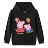 Otoño 2023 Niños y Niñas Cerdo Algodón Sudadera con Capucha Niños Medianos Bebé Suéter Pullover Estilo Coreano Suéter Infantil Moda