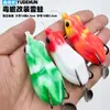Señuelo Rana Venenosa Modificado, Señuelo Rana de Goma, Señuelo de Pesca con Anzuelo de Canal de Sangre Elevado, Estilo Silicona Venta al por Mayor Modificación de Rana de Goma