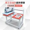 Máquina de Transferencia de Calor Máquina de Prensa de Calor Automática Completa Doble Estación Neumática Máquina de Prensa de Calor Impresión de Etiquetas por Transferencia de Calor Ropa con Pedrería Camiseta Máquina de Prensa de Calor