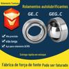 Rolamento radial liso autolubrificante GE5C GE25C GE30C GE35C GE40C GE45C GE50C UK