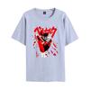 Leyenda de estilo espada Berserk, talla europea, comercio exterior, impresión transfronteriza, popular, talla grande, delgada, pareja, estudiante, cuello redondo, manga corta