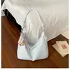 2026 Nueva Moda Ins Estilo Coreano Retro Color Sólido Versátil Bolso de Hombro Cruzado Casual para Mujer para el Trabajo y los Viajes Diarios
