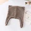Atacado de Fábrica 100% Caxemira Transfronteiriço Outono/Inverno Infantil Amigo da Pele Fofo Espessado à Prova de Vento à Prova de Frio Proteção para Orelhas Adereço de Cabeça