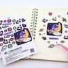 Fabricante Impresión de Stickers a Color Uv Estampado en Caliente Pvc Paisajismo Planeta DIY Gupan Sticker Decorativo para Cuenta a Mano Personalización