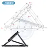 Soporte de puerta abatible conector de escritorio accesorios de ferretería trípode plegable bisagra de resorte almacenamiento sofá cama