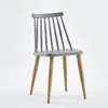 Silla Windsor Nórdica para Adultos, Silla de Reunión Minimalista Moderna Engrosada, Elegante Juego de Mesa y Sillas de Hierro para Uso Casual en Casa