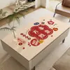 Mantel para Mesa de Centro, Impermeable al Aceite, Impermeable, No Lavable, Resistente al Calor, Mantel para Mesa, Lujo Ligero, Sensación de Alta Gama, Mantel para Mesa de Comedor de Sala de Estar, Mantel de Cuero