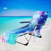 Fábrica Direct fornecimento cadeira de praia tampa reclinável tampa saco de toalha de praia saco de toalha de praia impressão digital 3D uma peça série tie dye