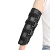 Soporte de Brazo Férula para Extremidad Superior Placa de Acero Soporte Estable Entrenamiento Tira Fija Equipo Engranaje Protector Absorbe Sudor Codo Curvado
