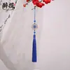 Flores de Estilo Nacional Son Hermosas y la Luna Está Redonda Borla Borlas Hanfu Traje Antiguo Solapa de Presionar Accesorios Accesorios de Ropa Colgante Empaque Regalos Mayoreo