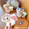 Novo Biscoito da Sorte Urso Pelúcia Chaveiro Criativo Tendência Pingente de Bolsa Ano Novo Presente Suprimento