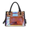 Bolsa de Gelatina Transparente Láser para Mujer Nueva Tendencia de Moda Primavera y Verano 2024 Estilo Coreano Bolso de Hombro Cruzado Bolso de Mujer