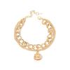 Ins TikTok Celebridad de Internet Mismo Estilo Pulsera para Novia Set Combinación Metal Multicapa Estilo Frío Nicho Bolsa de la Suerte Pieza de Mano