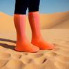 Funda para zapatos antiarena, ideal para senderismo en el desierto, cross-country, juegos en la arena, transpirable, antideslizante, de barril alto, para exteriores
