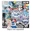 50 hojas esquí grafiti personalidad dibujos animados transfronterizo deportes creativo DIY pegatinas patineta equipaje impermeables