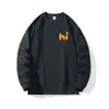 Nova blusa de moletom de luxo masculina, uma peça pesada e versátil de outono, perfeita para atividades ao ar livre, uso casual e sportswear moderno para adolescentes.