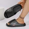 Pantuflas Eva para Hombre Suela Gruesa 2025 Nuevo Verano Slip-on Slip-on Antideslizantes Sandalias de Pareja Talla Extra