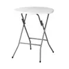 Mesa Redonda Pequeña Plegable para Exteriores Barra de Bar Mesa para Cócteles Diámetro 61 cm Distribución Transfronteriza Dropshipping Venta al por Mayor de una Pieza