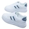 Zapatos Blancos para Mujer 2025 Nuevos de Verano Versátiles Tenis de Suela Gruesa Delgados para Primavera y Otoño Zapatos Blancos Zapatos Deportivos Casuales para Mujer
