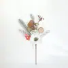 Decoraciones para Árbol de Navidad, Decoraciones Navideñas, Ramas Navideñas para el Hogar, Flores Navideñas Transfronterizas