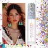 Bastón de Brillo Corporal para Festival de Carnaval Transfronterizo, Bastón de Brillo para Rostro, Sombra de Ojos con Brillo de Sirena, Maquillaje con Brillo Holográfico