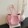 Bolsa Tote Grande Capacidade Estilo Coreano para Mulheres 2026 Nova Bolsa de Ombro Casual para Trabalho Bolsa Balde Moda Casual Tendência