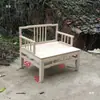 Silla de Golpeo de Madera Maciza Taburete Zen Taburete de Yoga Chino con Patas de Pan Taburete Cuadrado Blanco Crudo Taburete Pequeño Bajo Ventana de Bahía Tatami Silla Zen
