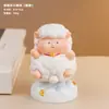 Figurilla Giratoria de Oveja Pequeña de Dibujos Animados - Serie Sanadora Adorno de Escritorio, Decoración Artesanal Creativa Linda de Resina