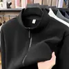 Sudadera de forro polar de doble cara transfronteriza chaqueta para hombre 2026 otoño e invierno nueva moda casual cálida cárdigan para hombre venta al por mayor