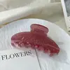 Nuevo clip de agarre grueso colorido brillante flash pinza para el pelo pinza de pelo clásica simple temperamento transfronterizo ácido acético pinza de tiburón venta al por mayor