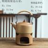 Aquecedor de Vinho de Cerâmica Aquecedor de Chá Fogareiro a Álcool Chaleira de Vinho com Vela Vinho de Arroz Casa Aquecedor de Vinho Tradicional Zhao Zhu You