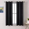 Cortinas Blackout Chrisdowa con Ojales Adecuadas para Dormitorio y Sala de Estar - 2 Paneles para Aislamiento Térmico y Oscurecimiento de la Habitación