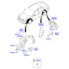 Guardafangos Adecuado para Hyundai Sonata 8ª Generación Nf Sonata I45 2010-2013 86841-3S000