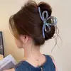 Morado Perlado Romántico ~ Pinza de Lazo para Mujer de Gama Alta 2025 Nuevo Pinza de Tiburón Grande Pinza para el Cabello Accesorios para el Cabello