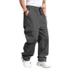 Pantalones Casuales de Verano para Hombre 2026, Tácticos, Elegantes, Multibolsillos, Ropa de Trabajo, Cordón, Pierna Recta, Venta al por Mayor