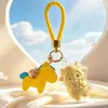 Llavero, Colgante para Teléfono, Colgante para Bolso, Regalo de Oro para Eventos Corporativos "Oveja Próspera" de Oro Puro 999