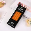 10 pzas/en caja vela de varilla larga vela roja neta cena a la luz de las velas restaurante occidental vela cilíndrica corte de energía de emergencia iluminación del hogar