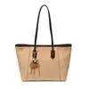 Bolso Melaleuca para Mujer de Gran Capacidad Tipo Tote Otoño Invierno 2026 Nuevo Casual Versátil Retro Bolso de Hombro Bolso para el Trabajo