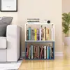 Estantería Moderna Sencilla de Pie para Sala de Estar y Dormitorio, Uso Doméstico, Estante Combinado de Almacenamiento para Estudiantes, Librería Sencilla para Niños, Ahorro de Espacio